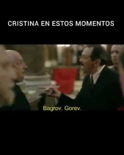 Cristina en estos momentos