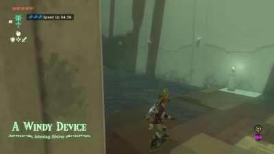 First TotK run - Ishodag shrine world record in 16.467 seconds