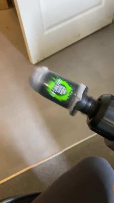 Saw a guy use a massage gun to mix paint. I like to live dangerously.