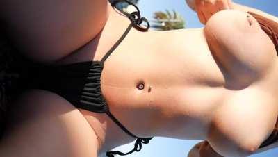 Want to have a taste of this cute exhibitionist girl?