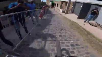 Contestant's POV in Red Bull Valparaiso Downhill 2019 - He placed 5th with only a 3 sec difference from the 1st place.