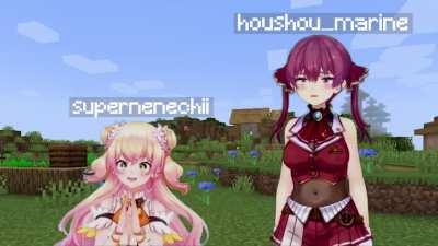 Nene showe her Redstone build to Marine