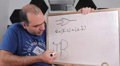 Mehdi teaching us logic gates