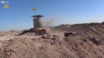 ISIS fighters attack a YPG outpost