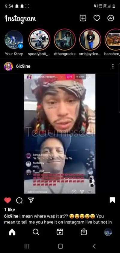 Damn 6ix was going in! Rip reese💀