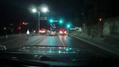 Attempted cartel carjacking in Nuevo Laredo