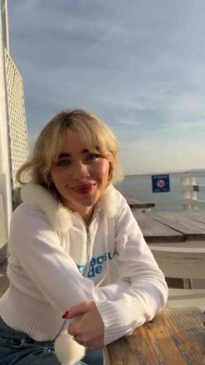 Sitting with a Pretty Smile