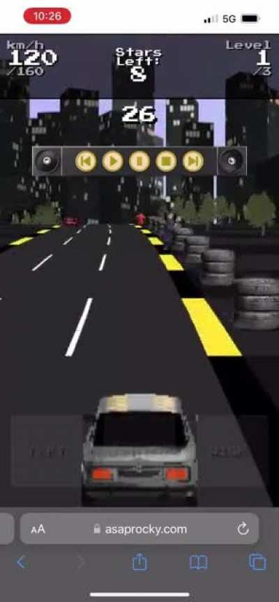 New rocky snippet on the game you can play on the AWGE website. Sounds like an old carti appearance too.