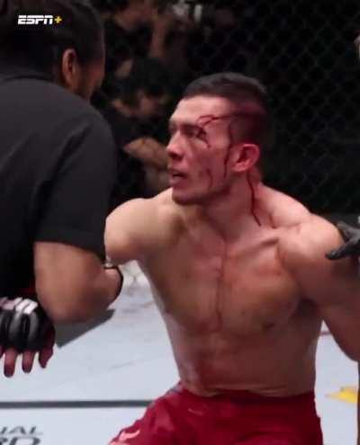 Izzy after winning 1 fight after losing 3 against Pereira