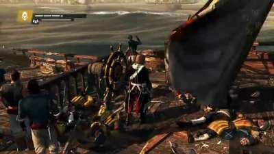 [Assassin's Creed 4: Black Flag] I think that guy didn't like being shot