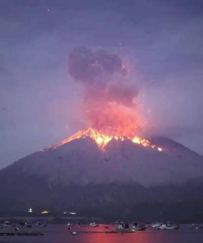 Eruption of Sakurajima