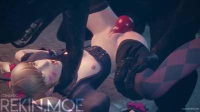 D.Va rough werewolf fuck (comandorekin)