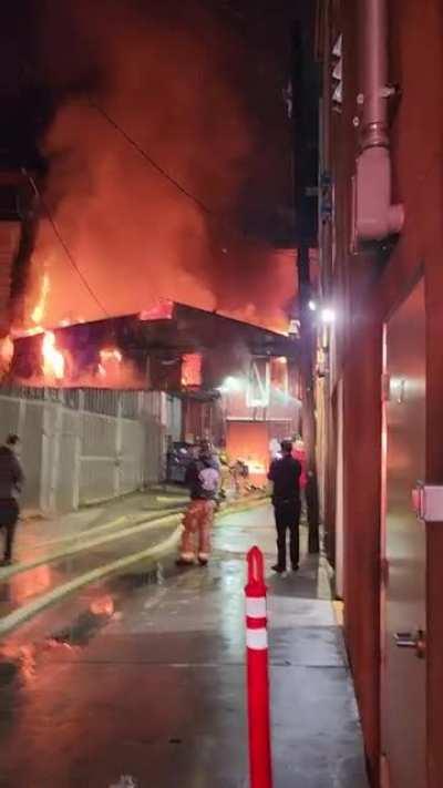 lithium battery fire