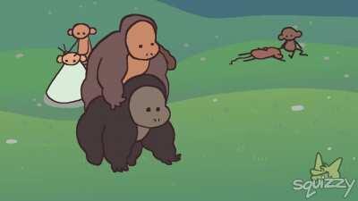 Oooh ooh! Monke Art!