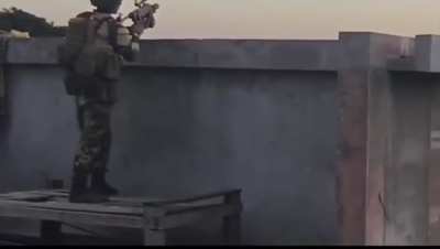 (Myanmar/Burma) PDF Monywa District 1 Battalion and Yinmabin District 3 Battalion Attack Attack Junta Forces at Nyaunghpyupin Police Station (Sagaing) [Christmas Day] (Music from Source)