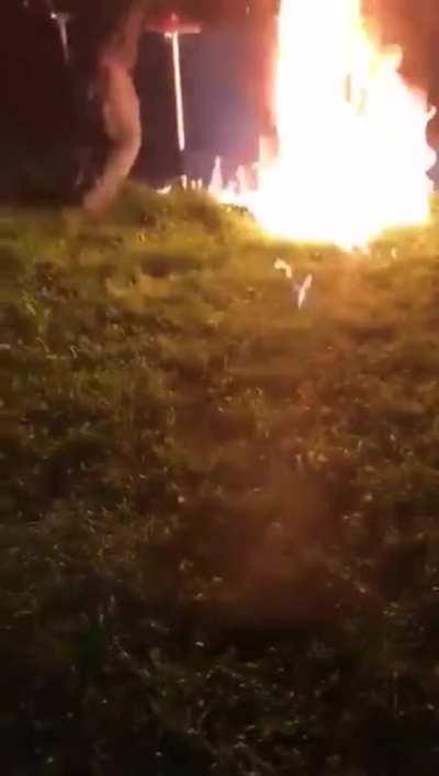 Don't play with fire or things will escalate this quickly..