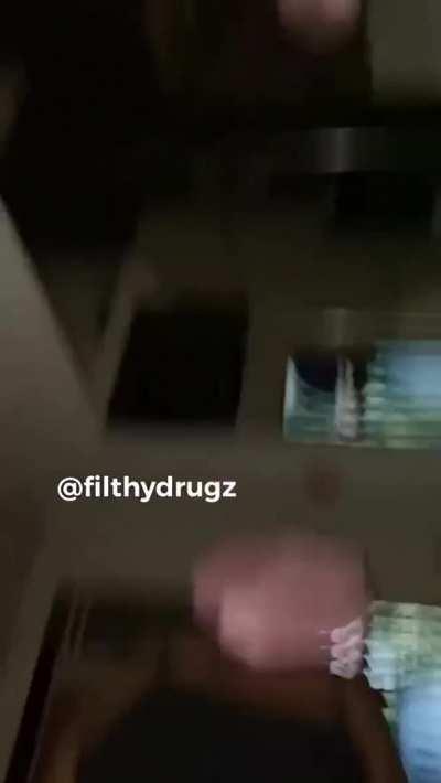 Got her ass bouncing