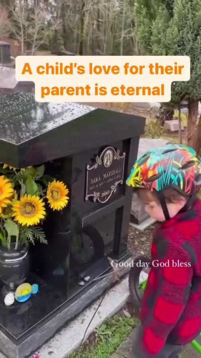 Unconditional love knows no bounds. A child’s love for their parent is as limitless as the sky above.