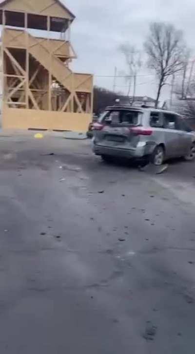 The Russian army is shelling residential areas of Ukrainian cities. There are victims. On the video - City of Uman.