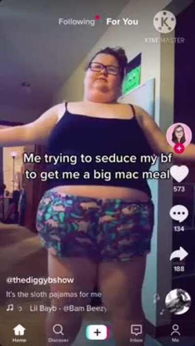 Would you buy her a big mac meal after that seducing dance?