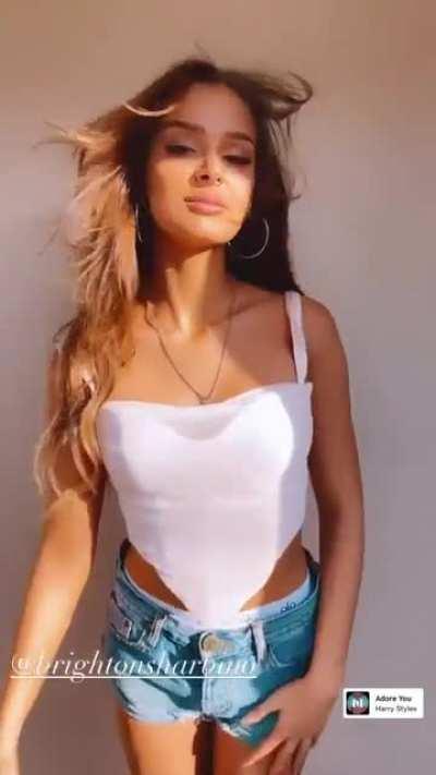 Brighton in cutoffs. RIP me.