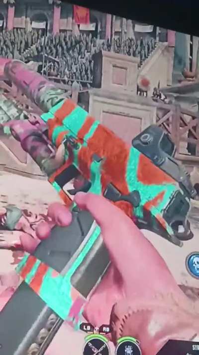 Very poorly remade aqua camo