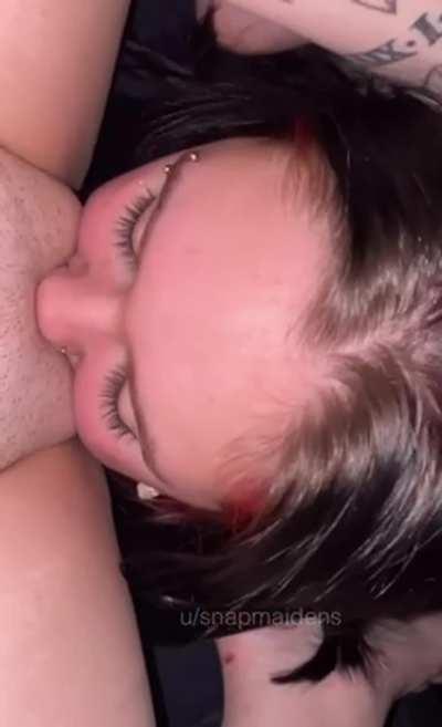 My roommate keeping me entertained on this lazy Sunday