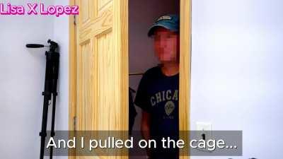 Your mom caged your dick. Now she's cucking you with your friends while you serve as cleanup boy.