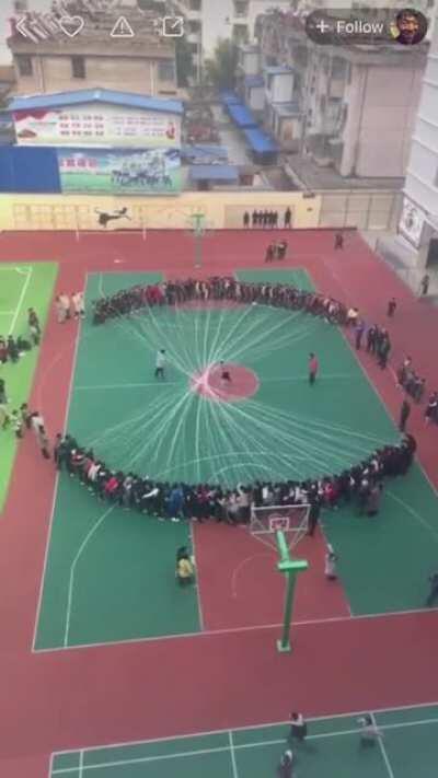 Jump rope, except on a grand scale