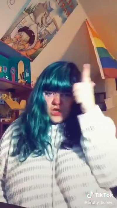 funny how her 'stims' are in sync with the song