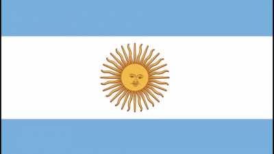 Flag of Argentina but its Baka Mitai