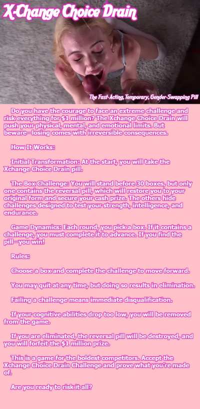 Invitation to the Xchange Choice Drain Challenge