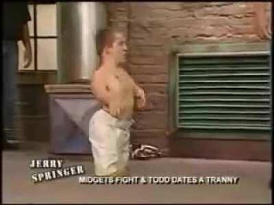 Small fight on Jerry Springer
