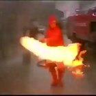 Firefighter with lack of experience