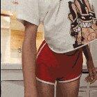 Very big considering that she's thin.