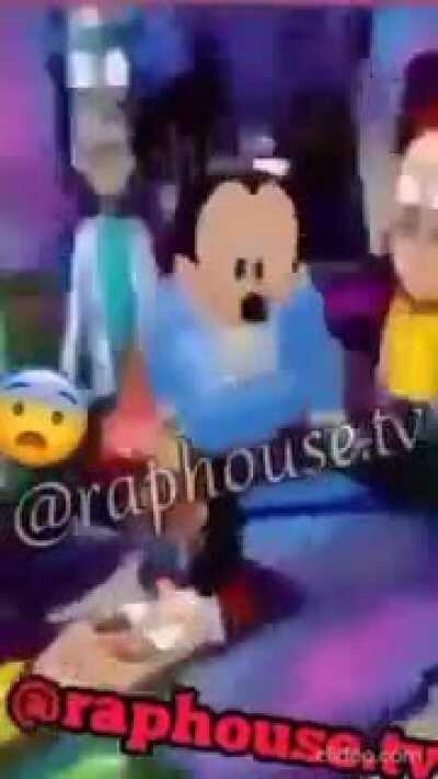 Mickey hit a perc 30