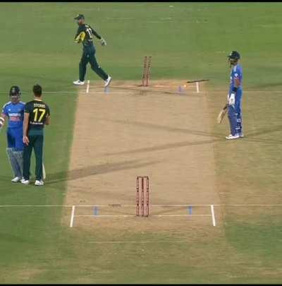 Ruturaj run-out for 0 without facing a ball