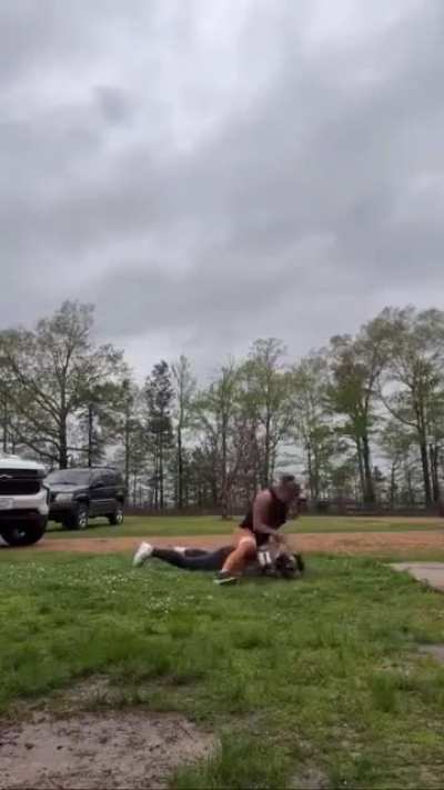 Mother Beats Down Stepdaughter for “allegedly” touching her kids.