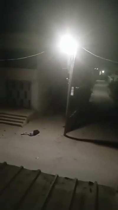 A Palestinian youth was shot by the Israeli occupation forces in the village of Kharsa, in Dura village, southern Hebron. 25.11.23