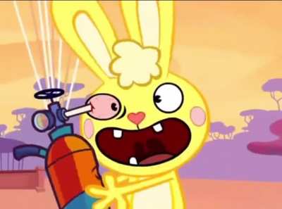 A high pitched squeal 