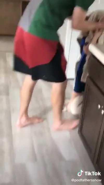 The disappointment in the dads voice