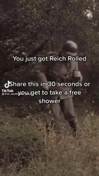 uh-oh looks like your visiting the showers!!!1!