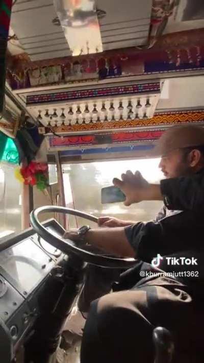 He is the safest driver in Pakistan