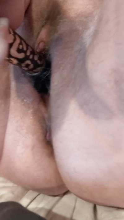 (he/it) I needed that raw feeling from taking the mean end of a hairbrush