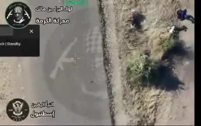 Sudanese Army Islamic battalion (Al-Baraa Bin Malik) targets RSF rebels by a drone