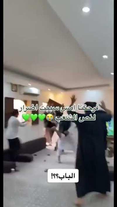 Damages of happy Saudi people after Saudi Arabia won against Argentina 😂