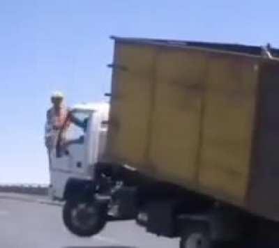 They really tried this way to get the truck on all tires back