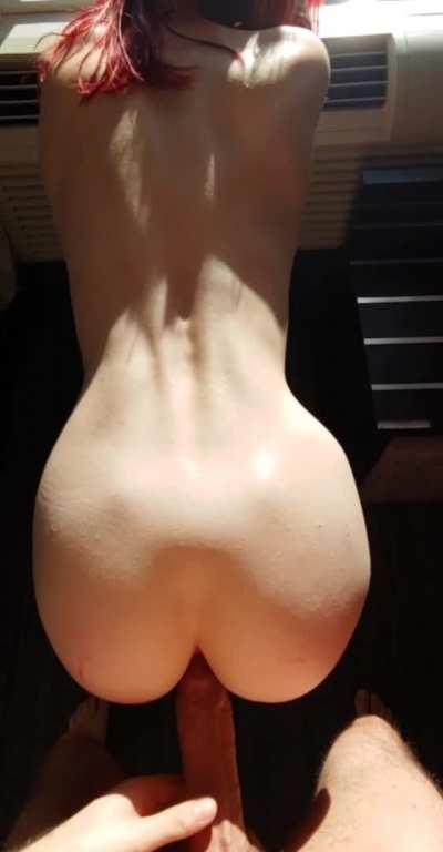 Petite Reddit user enjoying the full length of my cock