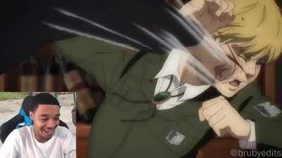 How everyone reacted to this scene: (AoT S4 Ep14)