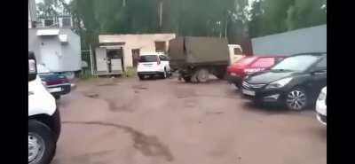 The dog has had enough fun